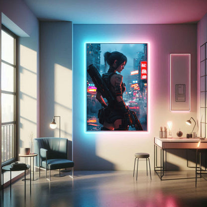 Affiche murale Impresion Cybergirl Ultimate  27☢️ - Aura Studio Déco