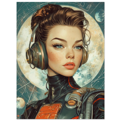 ✨ RETRO FUTUR MECHA WOMENS — Starship Series #34 - Aura Studio Déco