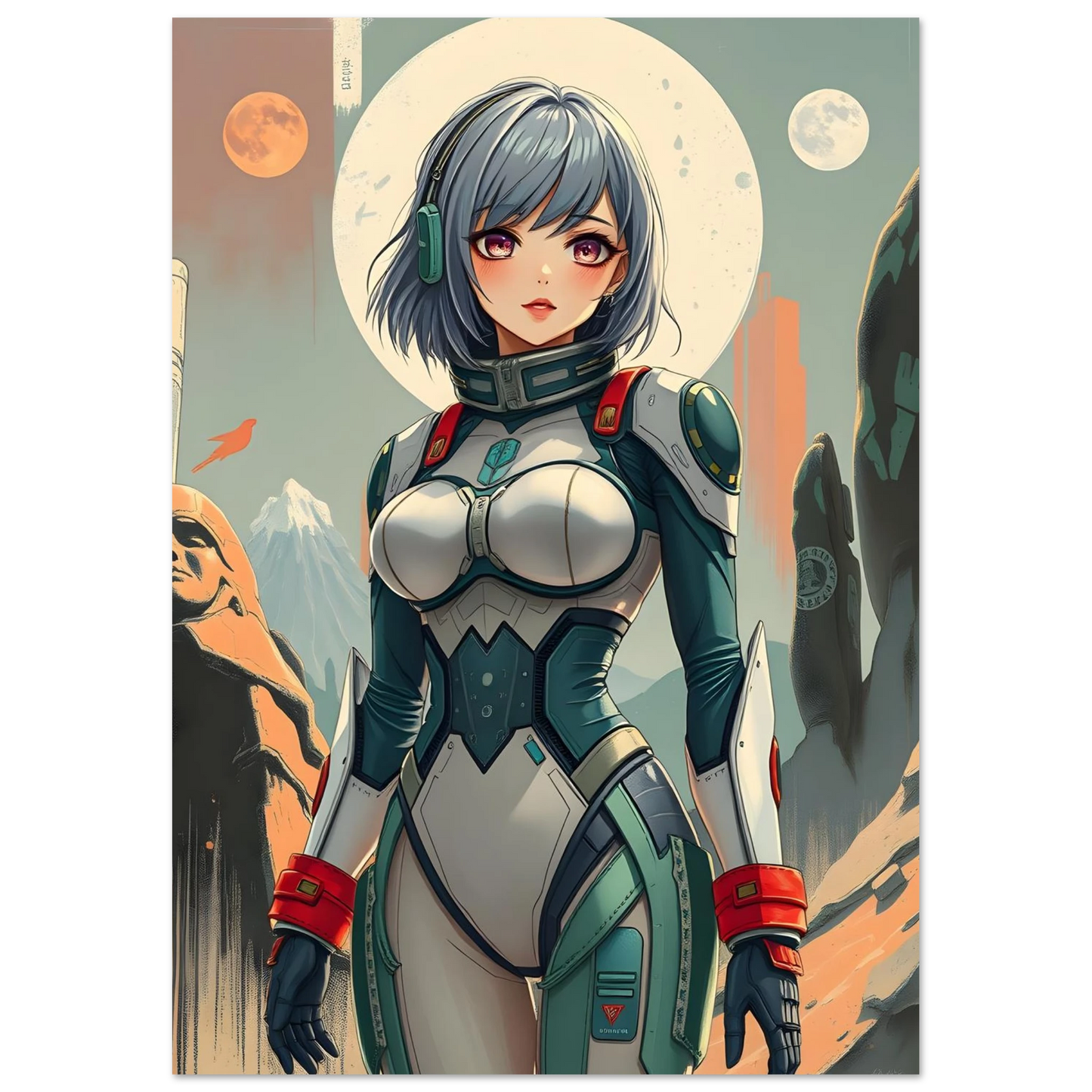 🌸🪐🎀👽Création Anime Rétro Sci-Fi ☄️21 - Aura Studio Déco