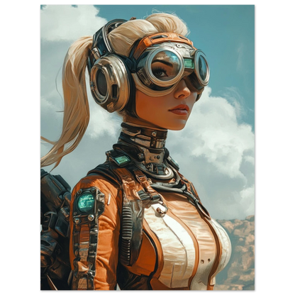 ✨ RETRO FUTUR MECHA WOMENS — Starship Series #57 - Aura Studio Déco