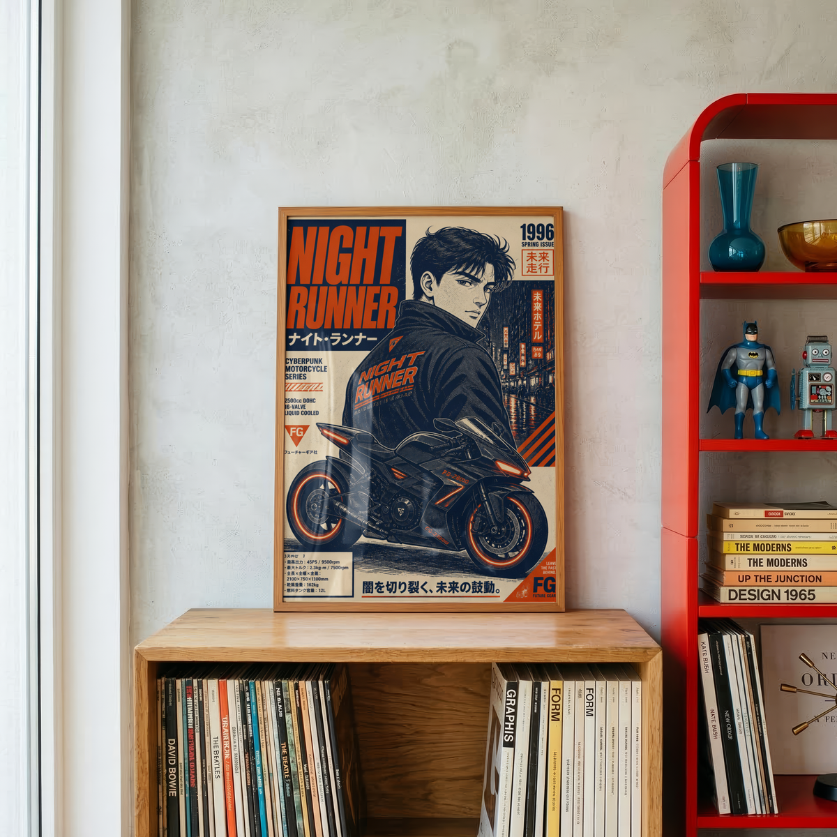 Affiche Moto Cyberpunk | Night Runner & Neo Tokyo