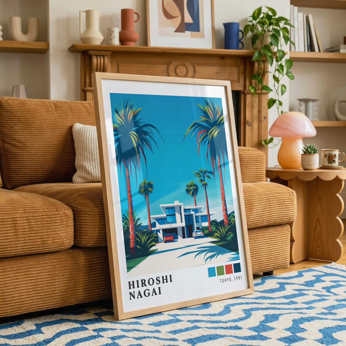Affiche Hiroshi Nagai | Maison Tropicale & Palmiers