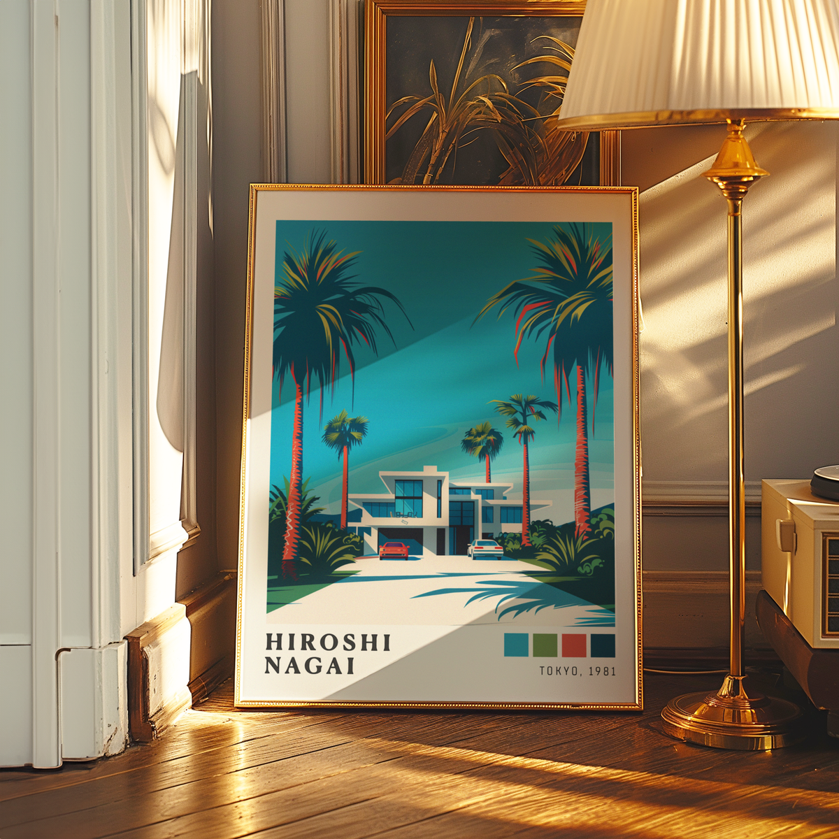 Affiche Hiroshi Nagai | Maison Tropicale & Palmiers