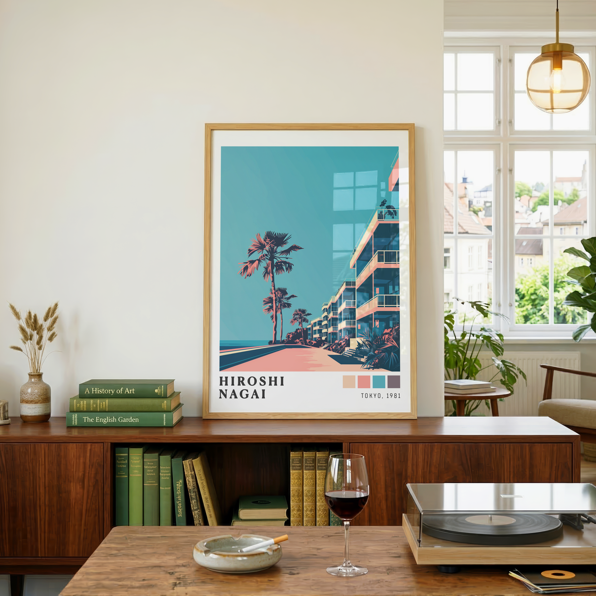 Affiche Hiroshi Nagai | Promenade Côtière & Tokyo 1981