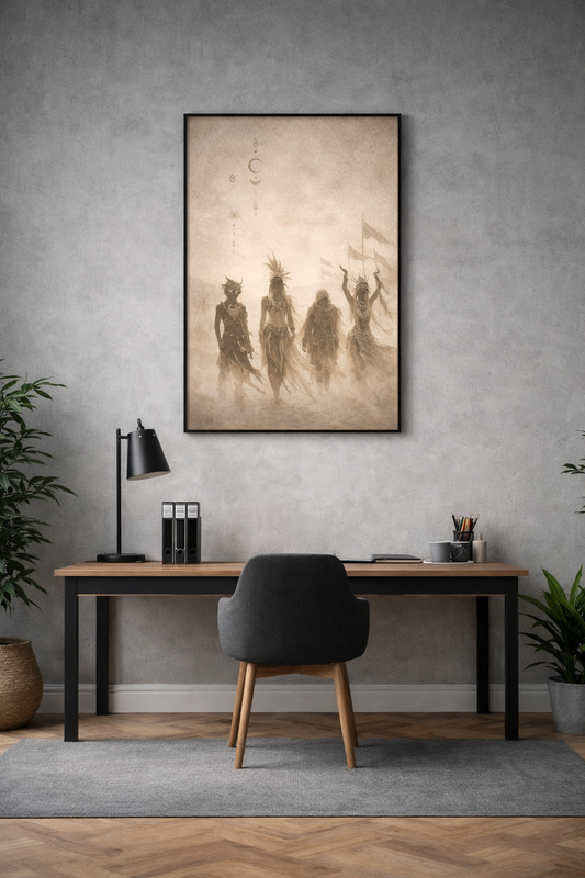 🌬️ Marcheurs du Désert Sacré — Tribu Bohème Originelle