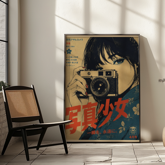 Affiche Appareil Photo Vintage | Tokyo Rétro & Photographie
