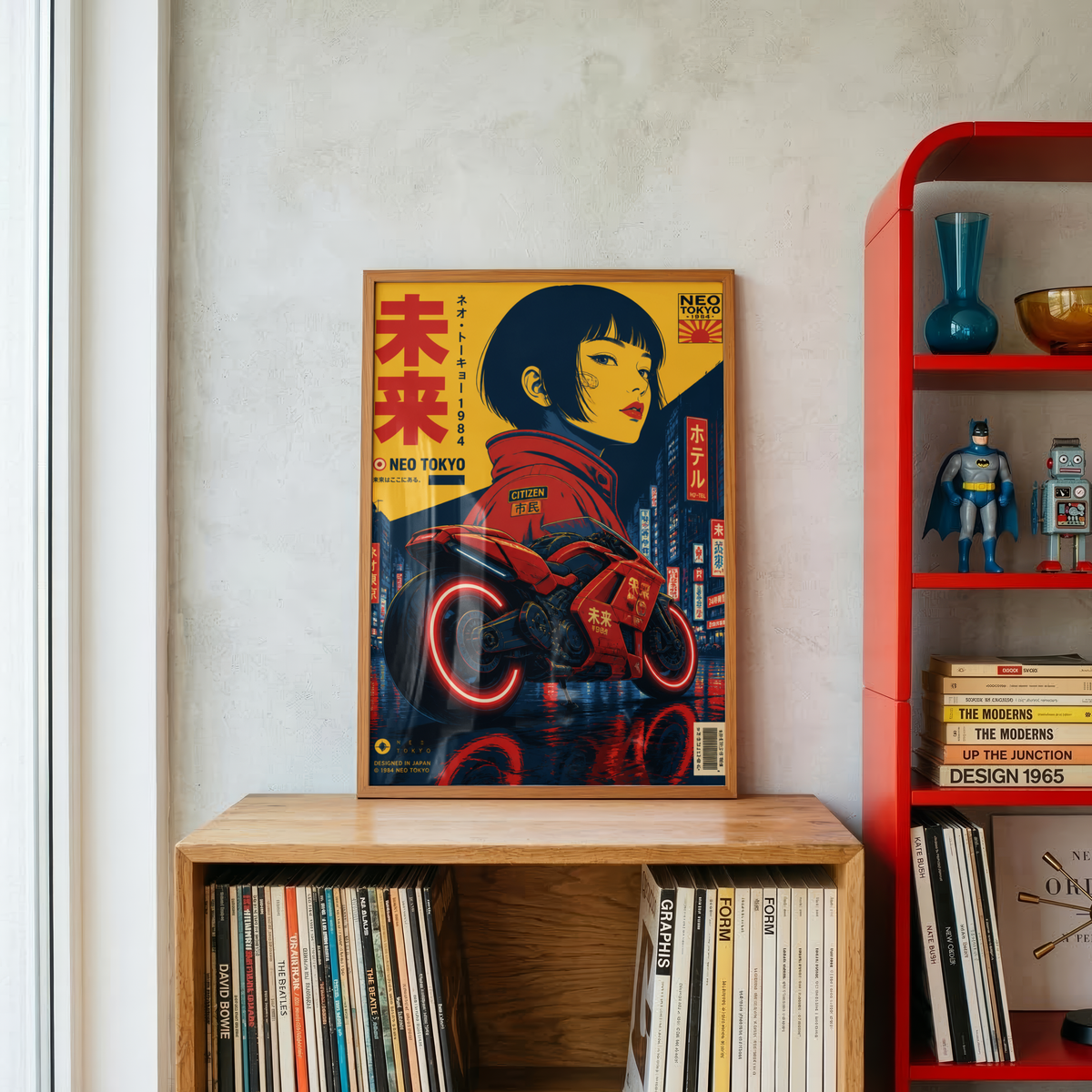 Affiche Moto Cyberpunk | Neo Tokyo & Rider Futuriste