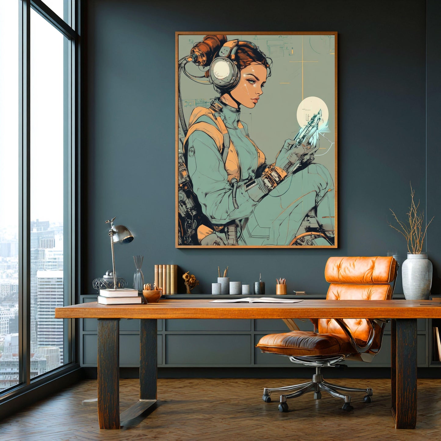 ✨ RETRO FUTUR MECHA WOMENS — Starship Series #48 - Aura Studio Déco