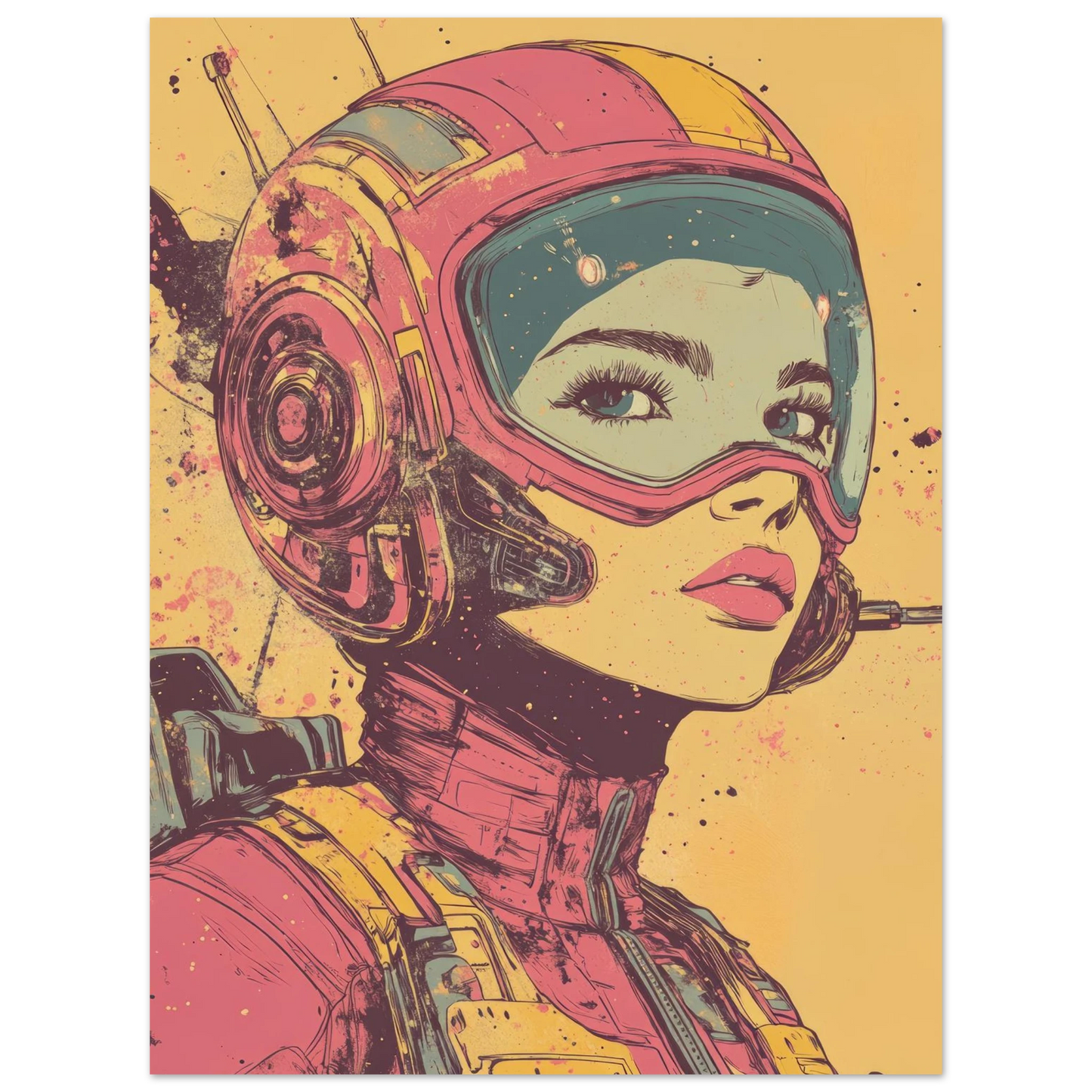 ✨ RETRO FUTUR MECHA WOMENS — Starship Series #75 - Aura Studio Déco