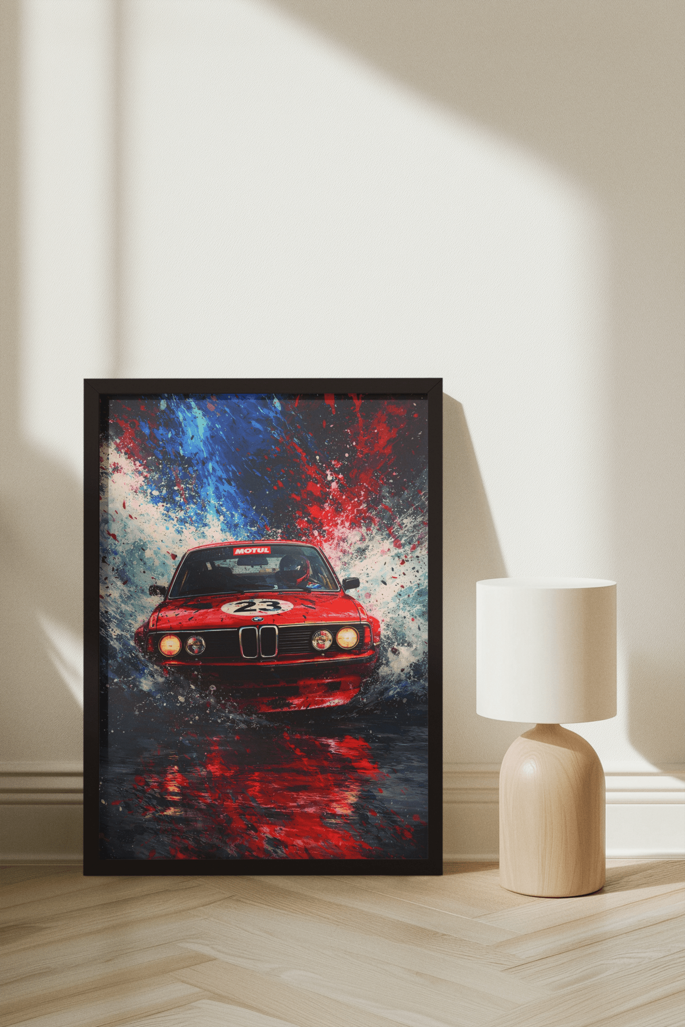 🏎️🏁Affiche Automobile Art' Sport 3 Encadrée - Aura Studio Déco