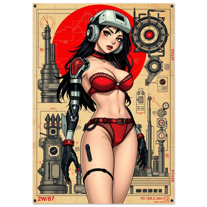 🌸🪐🎀👽Création Anime Rétro Sci-Fi ☄️39 - Aura Studio Déco