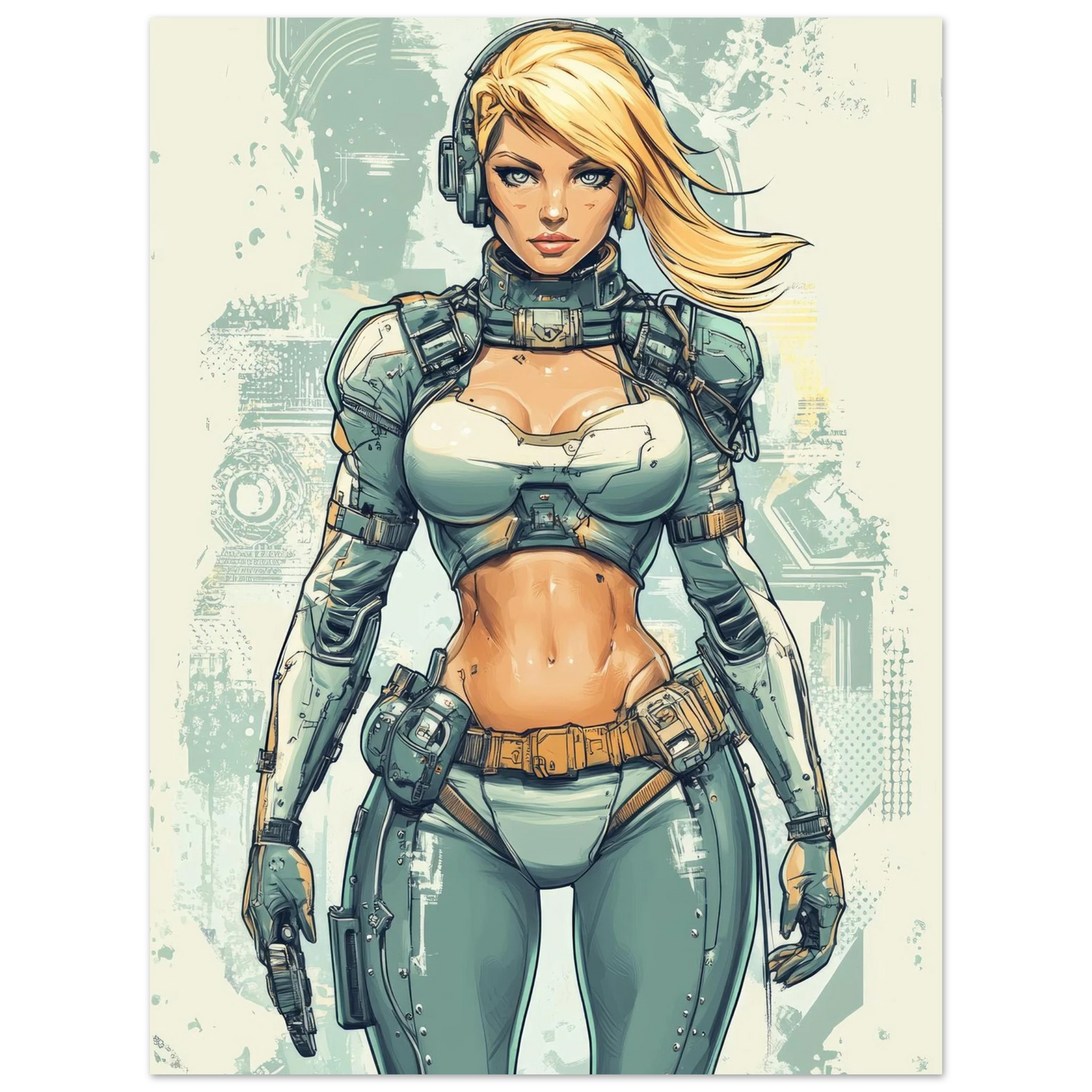 ✨ RETRO FUTUR MECHA WOMENS — Starship Series #70 - Aura Studio Déco