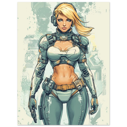 ✨ RETRO FUTUR MECHA WOMENS — Starship Series #70 - Aura Studio Déco
