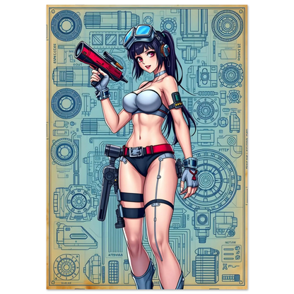 🌸🪐🎀👽Création Anime Rétro Sci-Fi ☄️45 - Aura Studio Déco