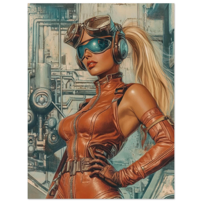 ✨ RETRO FUTUR MECHA WOMENS — Starship Series #29 - Aura Studio Déco
