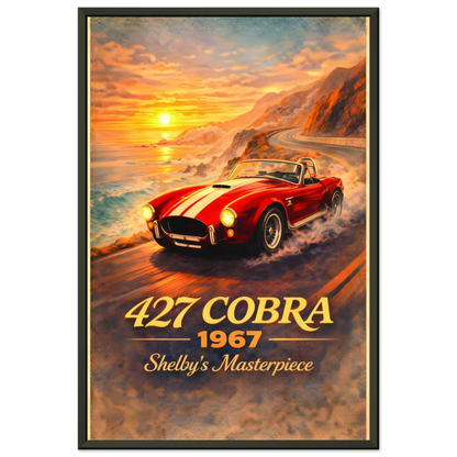 🏎️🏁Affiche Automobile Chef-d'œuvre  Encadrée - Aura Studio Déco