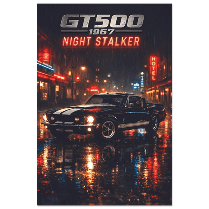 🏆🀣📺 Affiche Automobile Vintage Night Stalker - Aura Studio Déco