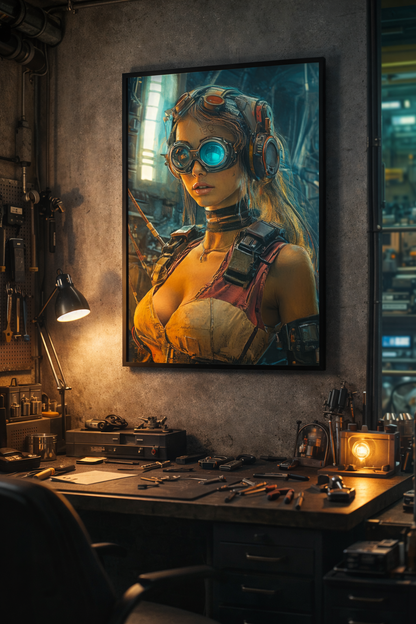 ✨ RETRO FUTUR MECHA WOMENS — Starship Series #89 - Aura Studio Déco