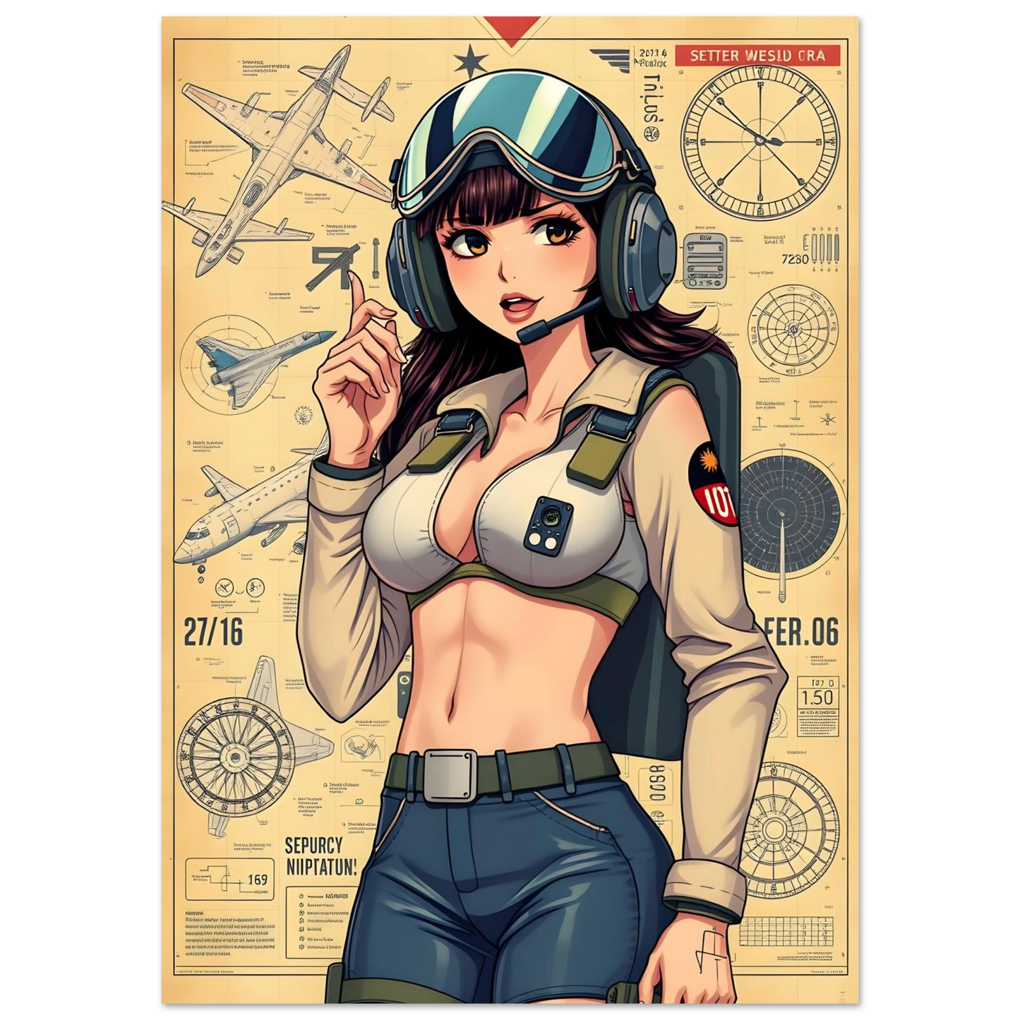 🌸🪐🎀👽Création Anime Rétro Sci-Fi ☄️3 - Aura Studio Déco