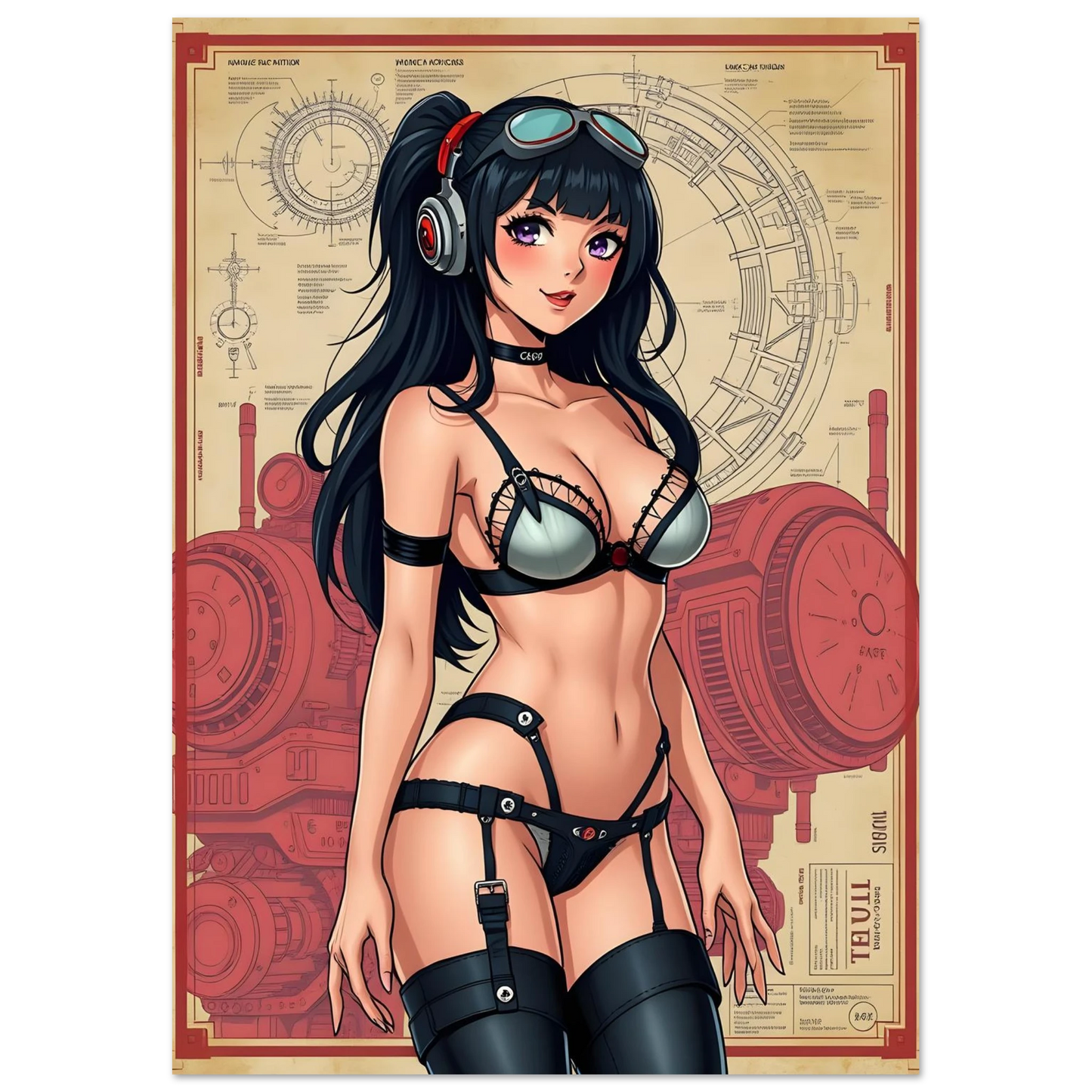 🌸🪐🎀👽Création Anime Rétro Sci-Fi ☄️25 - Aura Studio Déco