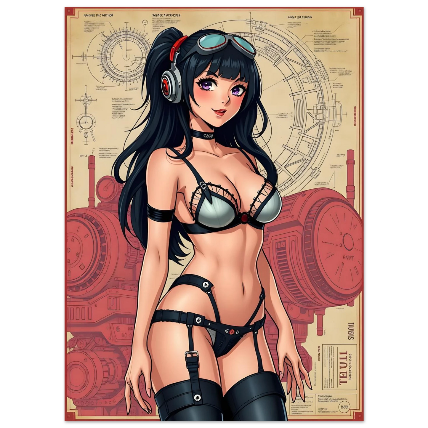 🌸🪐🎀👽Création Anime Rétro Sci-Fi ☄️25 - Aura Studio Déco
