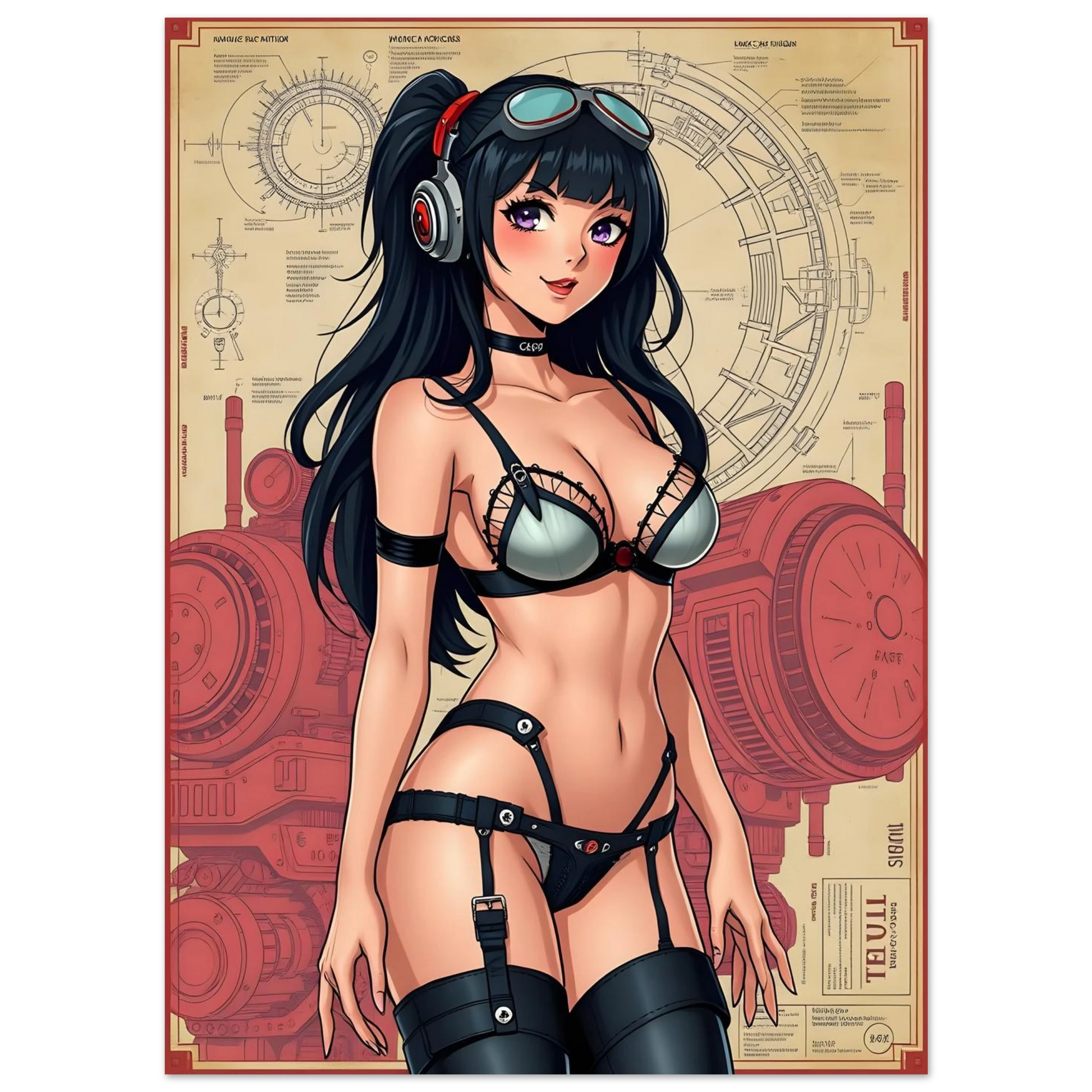 🌸🪐🎀👽Création Anime Rétro Sci-Fi ☄️25 - Aura Studio Déco