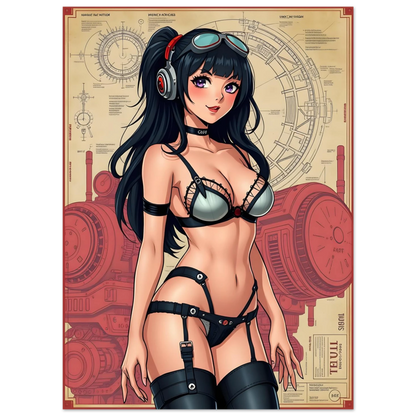 🌸🪐🎀👽Création Anime Rétro Sci-Fi ☄️25 - Aura Studio Déco