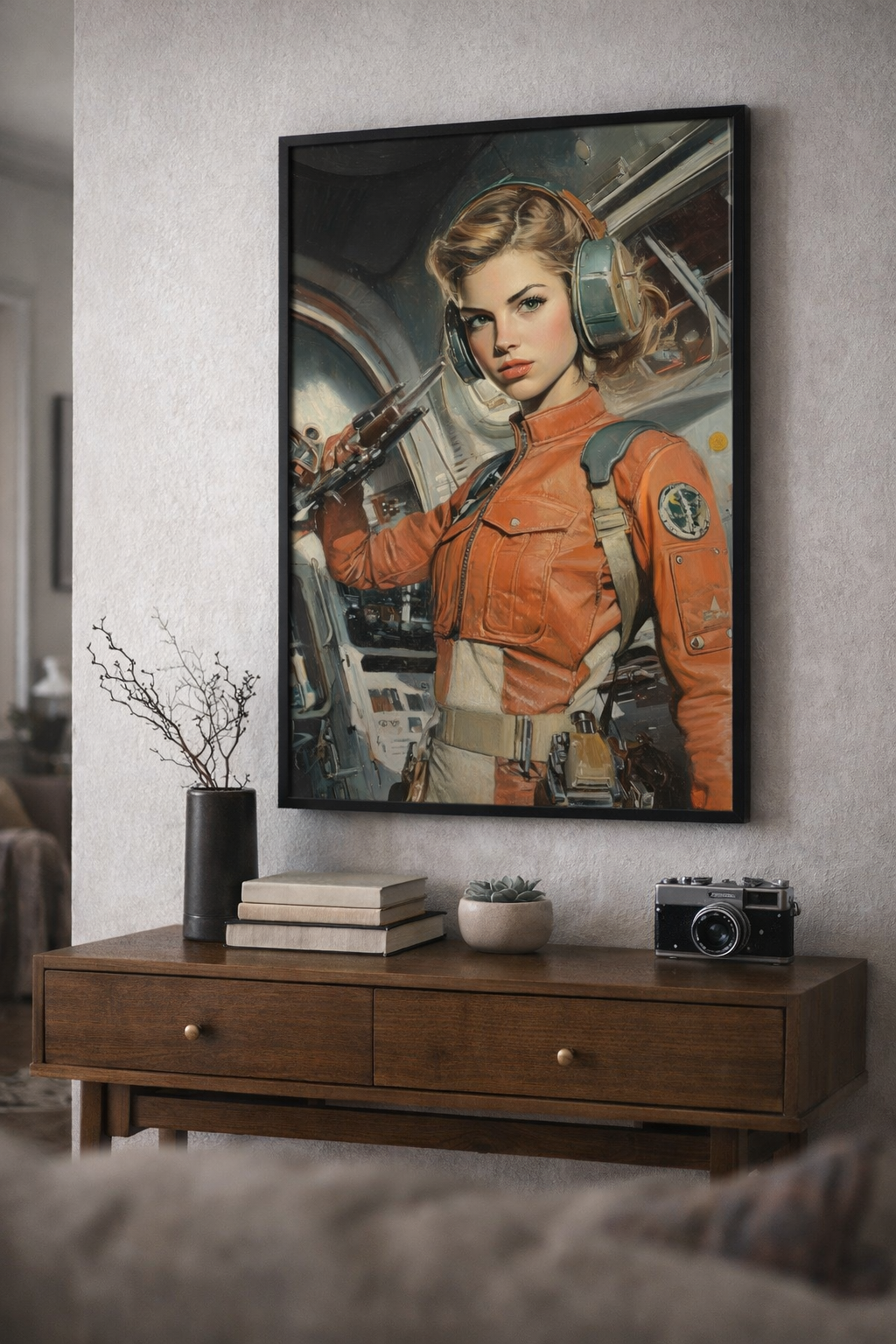 ✨ RETRO FUTUR MECHA WOMENS — Starship Series #45 - Aura Studio Déco