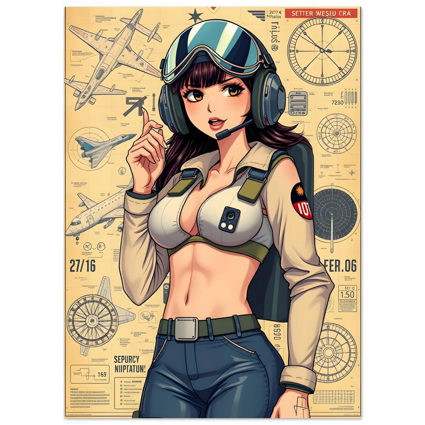 🌸🪐🎀👽Création Anime Rétro Sci-Fi ☄️3 - Aura Studio Déco