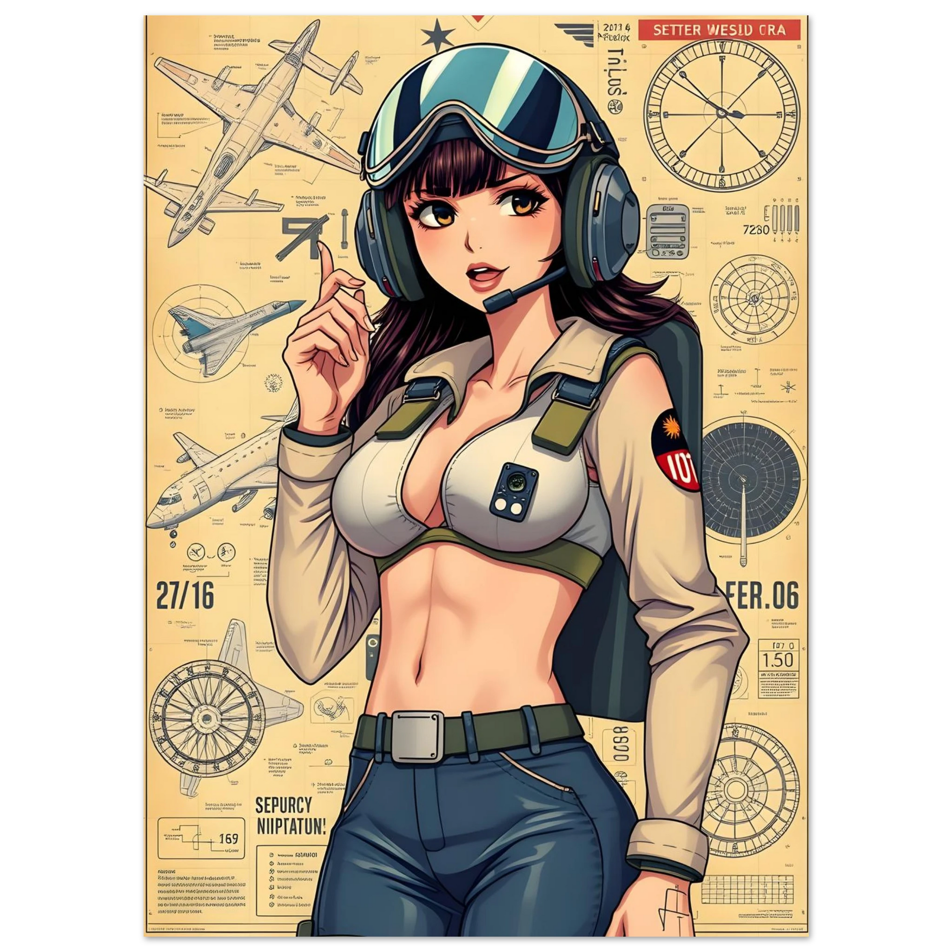 🌸🪐🎀👽Création Anime Rétro Sci-Fi ☄️3 - Aura Studio Déco