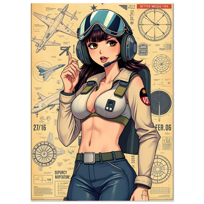 🌸🪐🎀👽Création Anime Rétro Sci-Fi ☄️3 - Aura Studio Déco