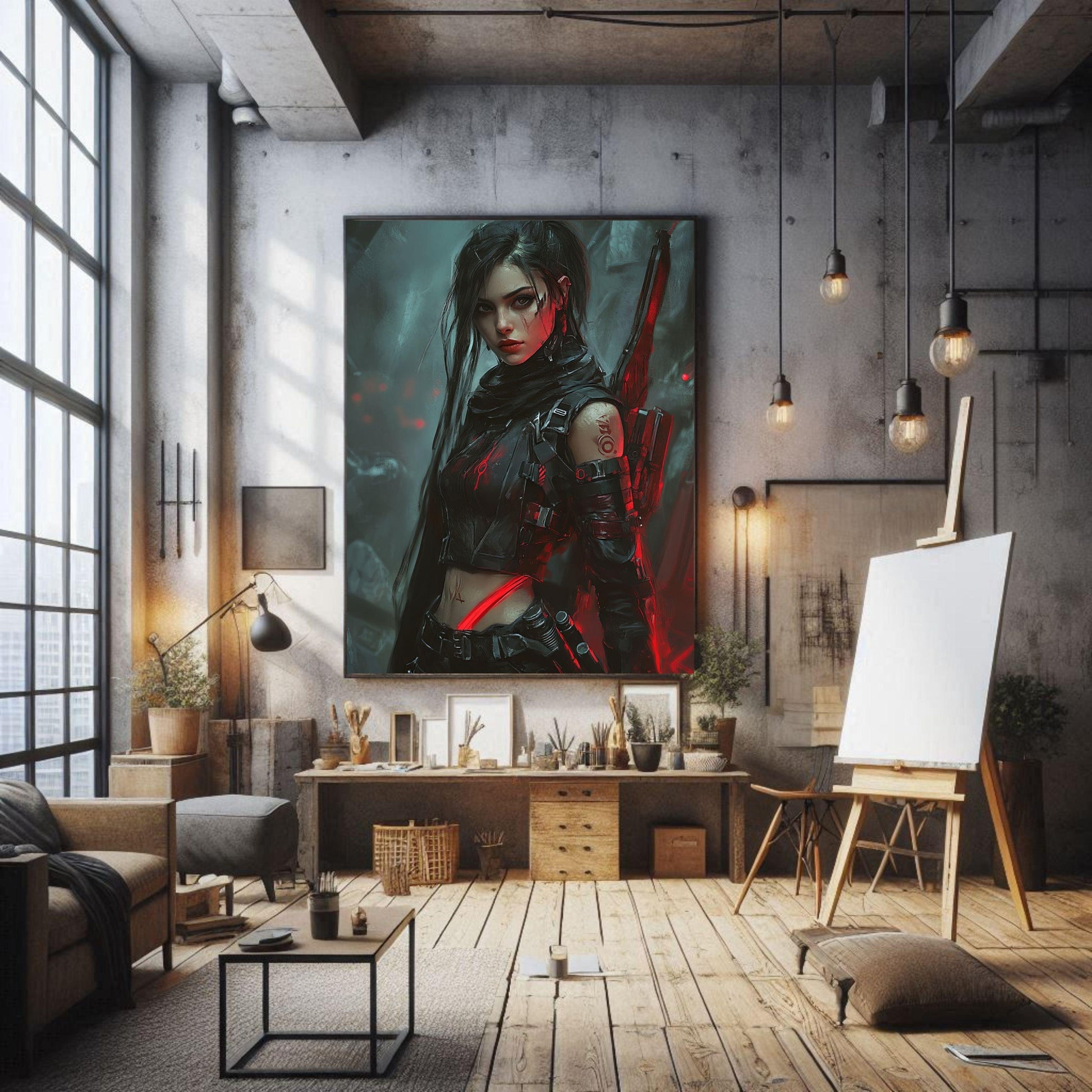 Affiche CYBERPUNK GIRL ULTIMATE #33 - Aura Studio Déco