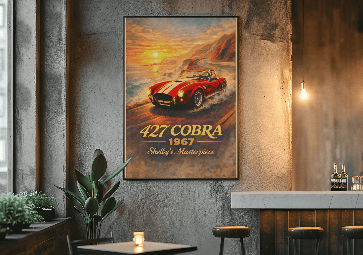 🏎️🏁Affiche Automobile Chef-d'œuvre  Encadrée - Aura Studio Déco