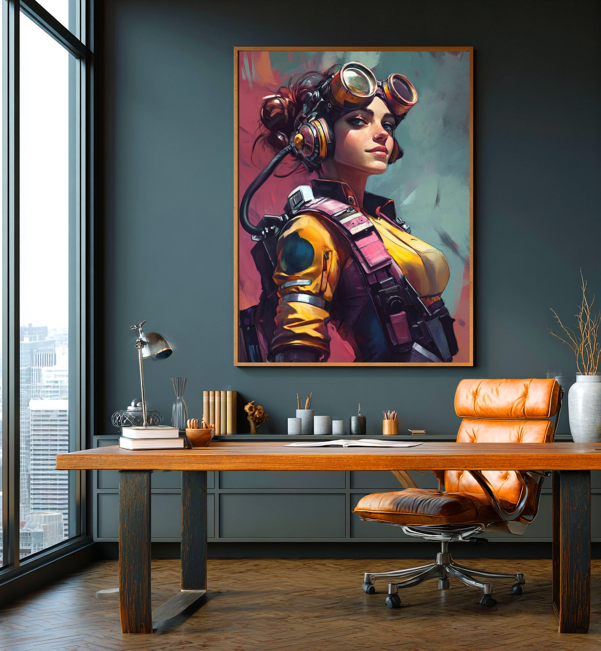 ✨ RETRO FUTUR MECHA WOMENS — Starship Series #06 - Aura Studio Déco