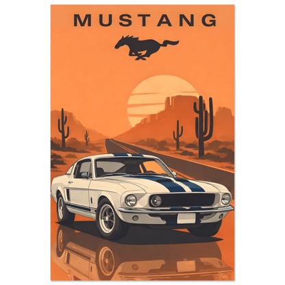 🏆🀣📺 Affiche Automobile Vintage 70' Legend - Aura Studio Déco
