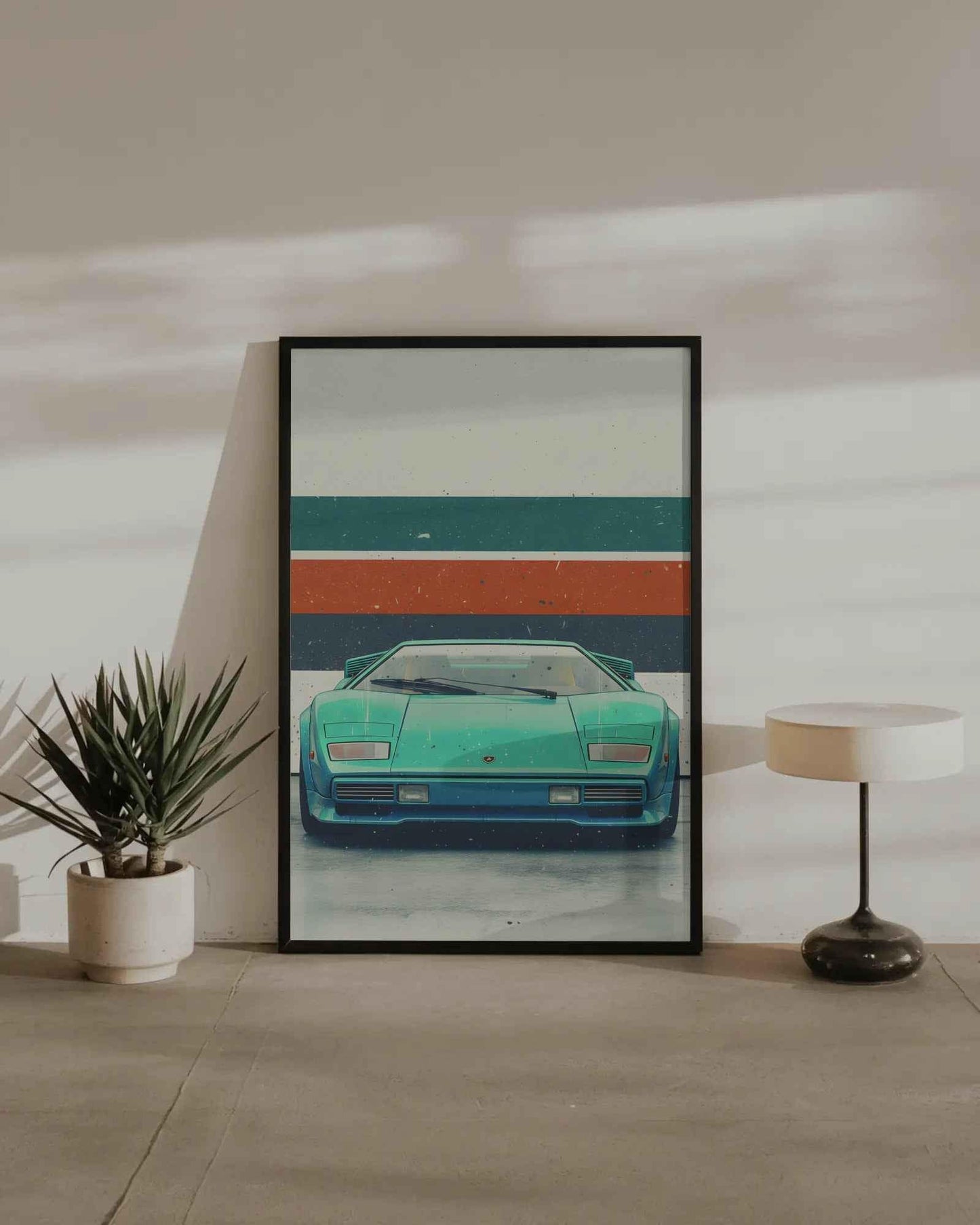 🏆🀣📺 Affiche Automobile Vintage 80's Legend - Aura Studio Déco