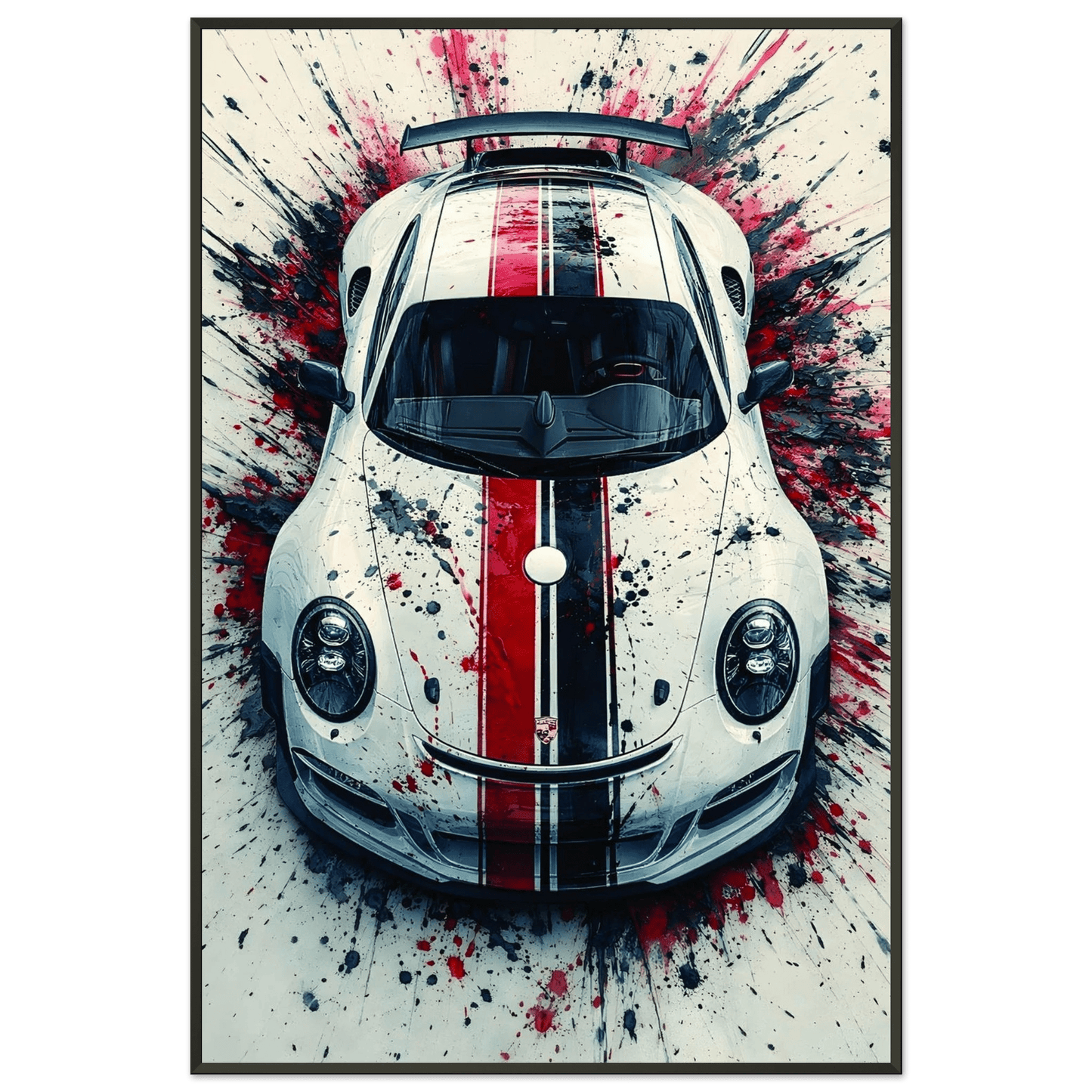 🏎️🏁Affiche Automobile Art' Legend 1 Encadrée - Aura Studio Déco