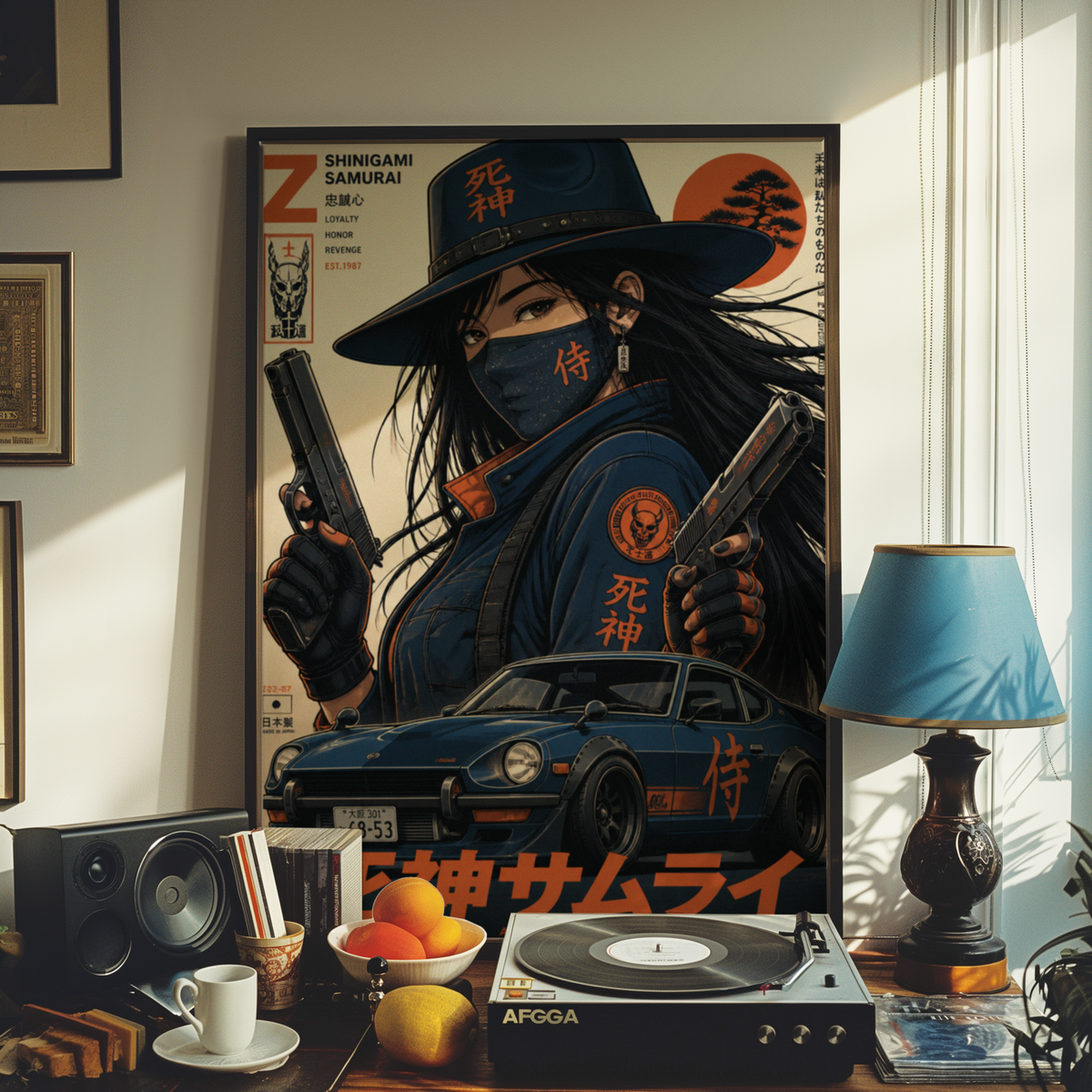 Affiche Cyber Samurai #01 | JDM & Futurisme Japonais