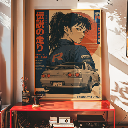 Affiche Neo Tokyo Street Racer | JDM 80s