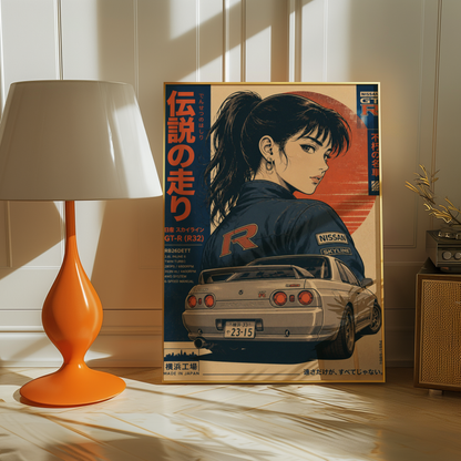 Affiche Neo Tokyo Street Racer | JDM 80s