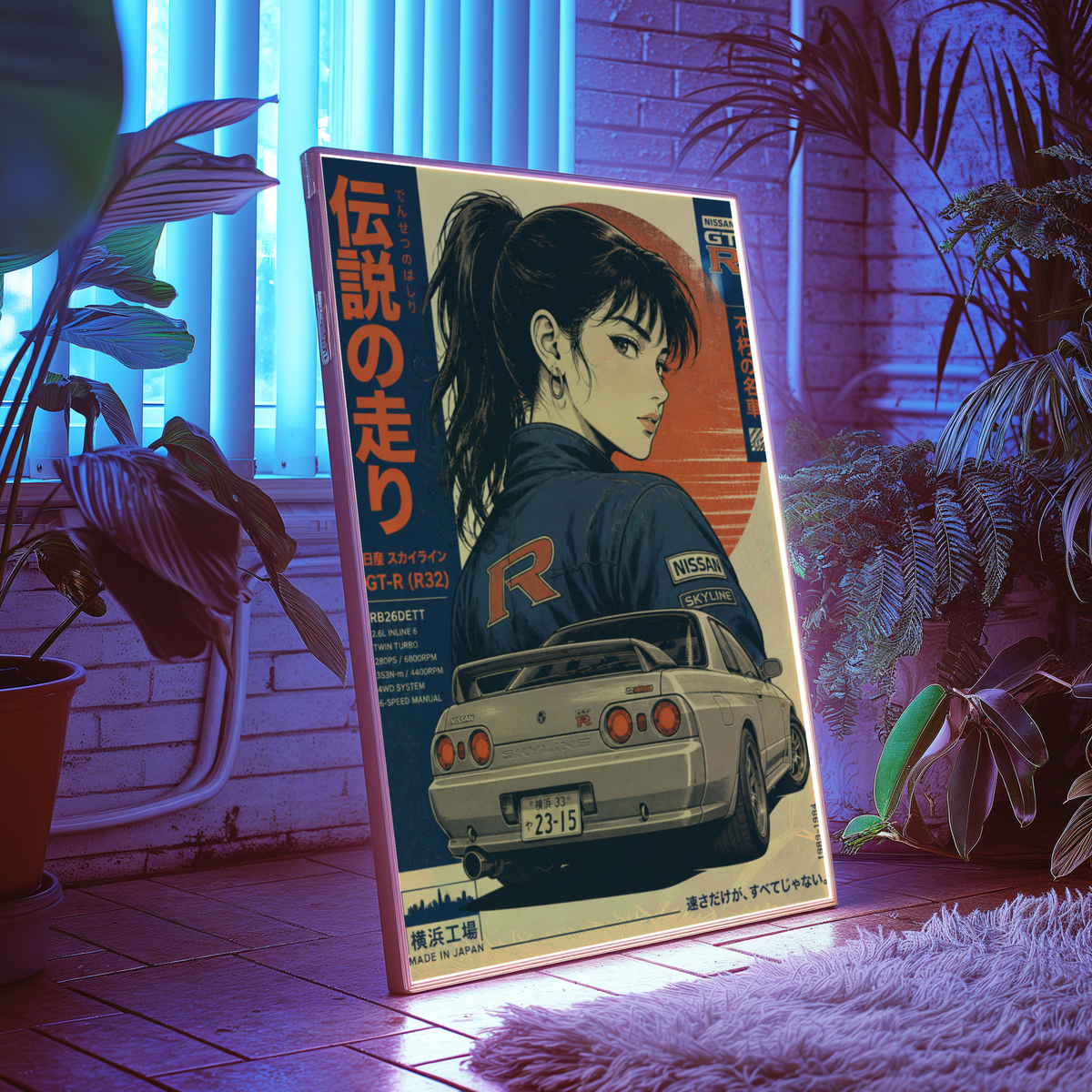 Affiche Neo Tokyo Street Racer | JDM 80s