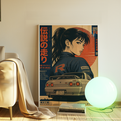 Affiche Neo Tokyo Street Racer | JDM 80s