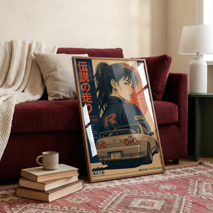 Affiche Neo Tokyo Street Racer | JDM 80s