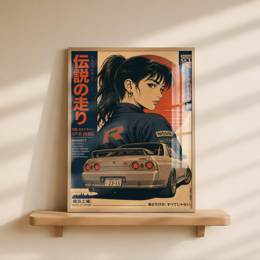 Affiche Neo Tokyo Street Racer | JDM 80s