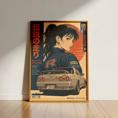 Affiche Neo Tokyo Street Racer | JDM 80s