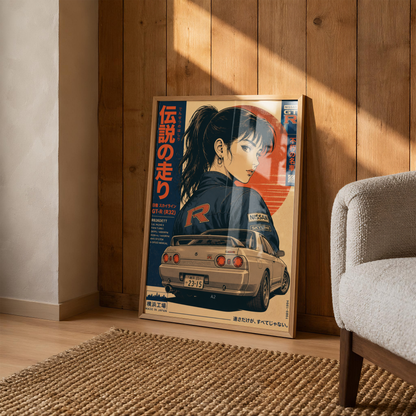 Affiche Neo Tokyo Street Racer | JDM 80s
