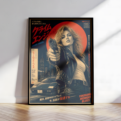 Affiche Crime Angel | JDM & Tokyo Rétro