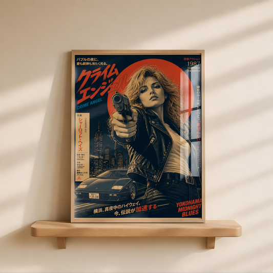 Affiche Crime Angel | JDM & Tokyo Rétro