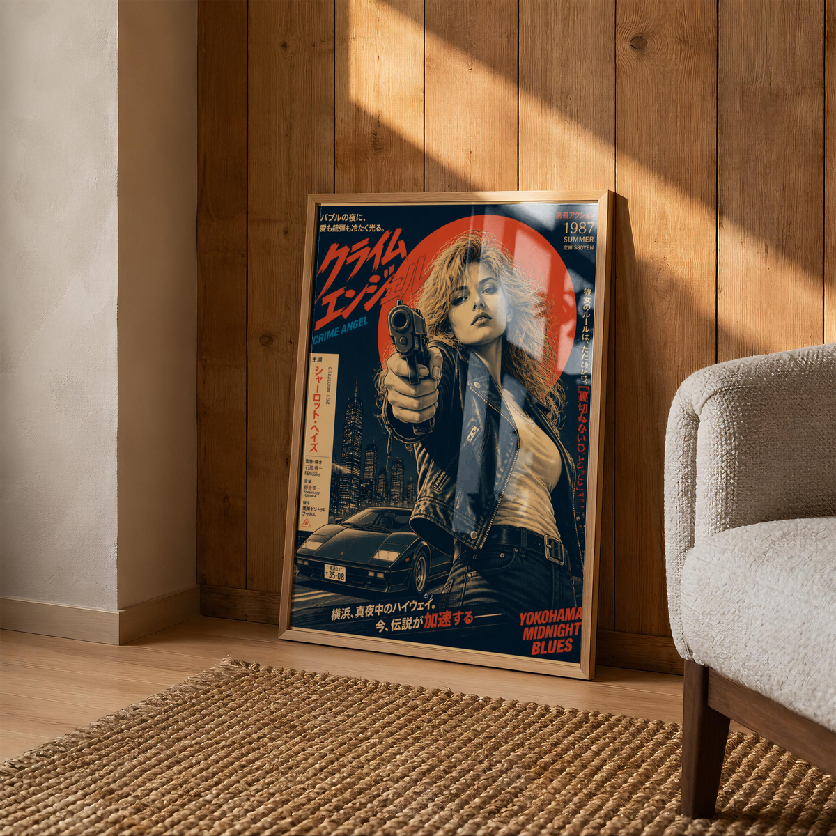 Affiche Crime Angel | JDM & Tokyo Rétro