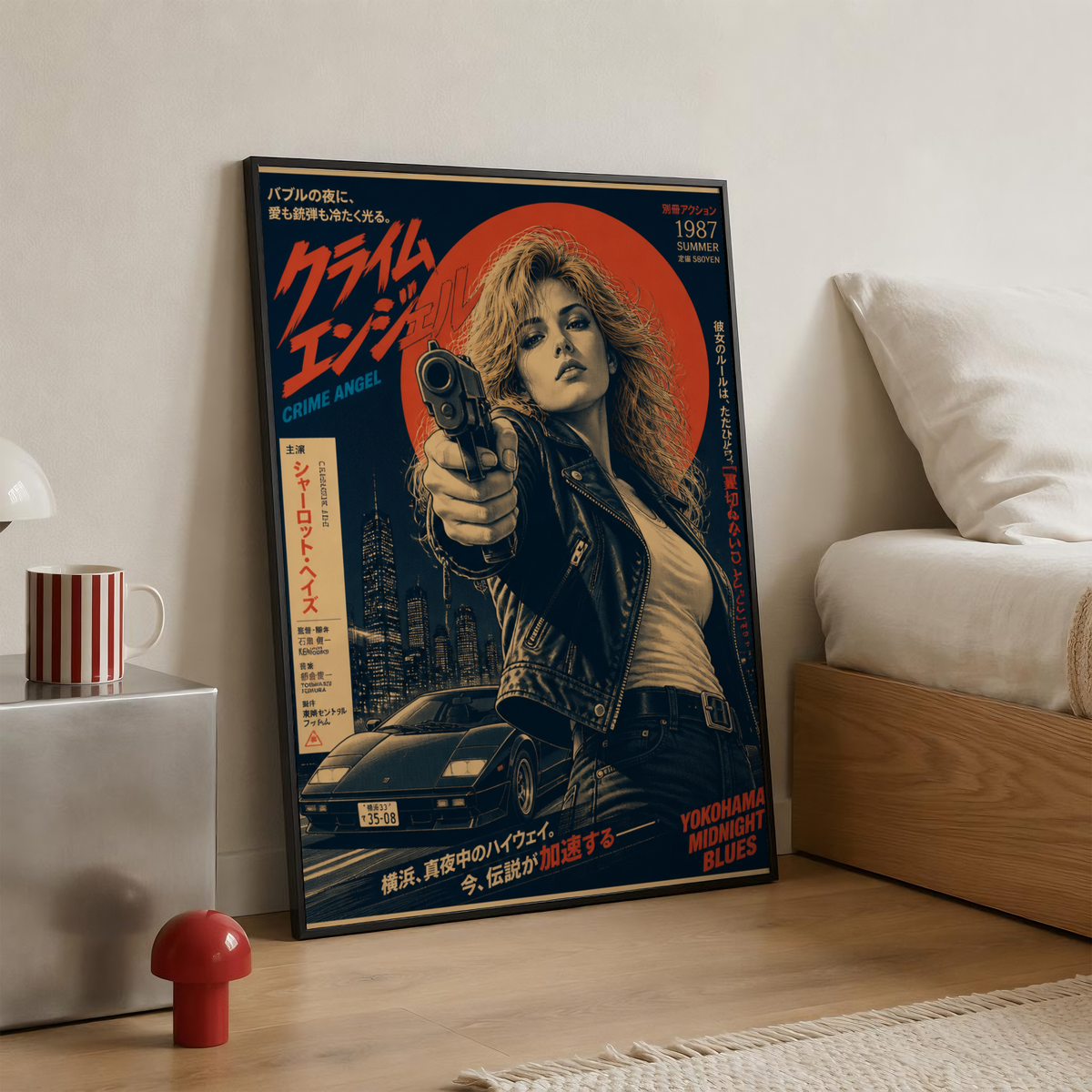 Affiche Crime Angel | JDM & Tokyo Rétro